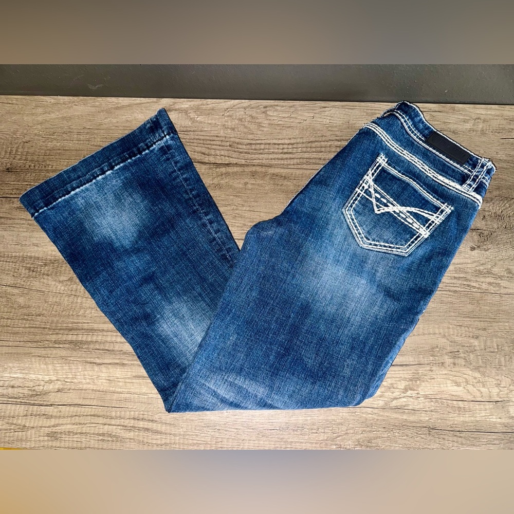 Rock & Roll Women’s Dark Blue Flare Jeans